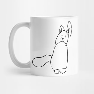 Squirrel drawing by a child Mug